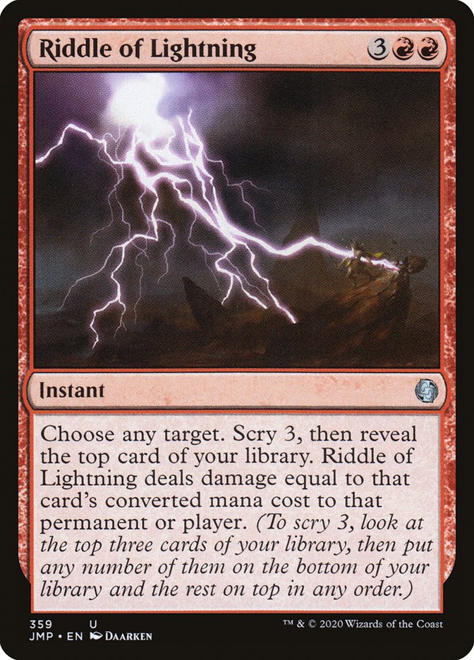 Riddle of Lightning [Jumpstart] | Odin's Place