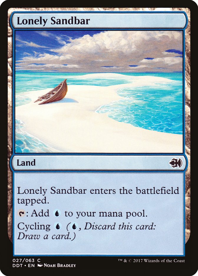 Lonely Sandbar (27) [Duel Decks: Merfolk vs. Goblins] | Odin's Place