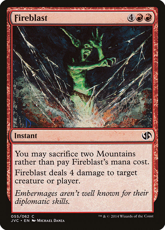 Fireblast (55) [Duel Decks Anthology] | Odin's Place
