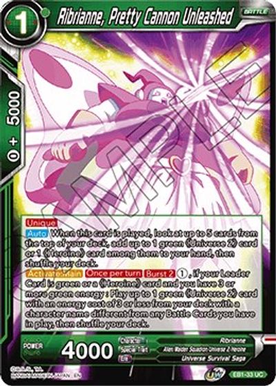Ribrianne, Pretty Cannon Unleashed (EB1-033) [Battle Evolution Booster] | Odin's Place