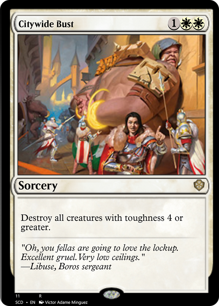 Citywide Bust [Starter Commander Decks] | Odin's Place