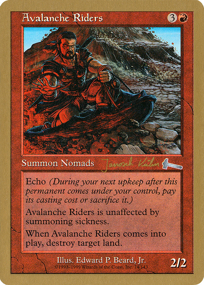 Avalanche Riders (Janosch Kuhn) [World Championship Decks 2000] | Odin's Place