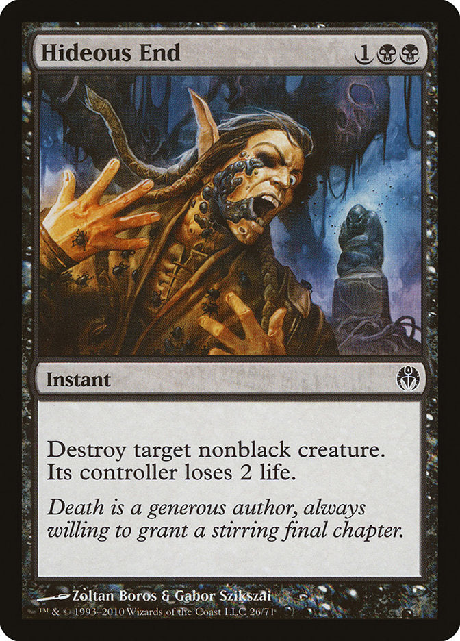 Hideous End (26) [Duel Decks: Phyrexia vs. the Coalition] | Odin's Place