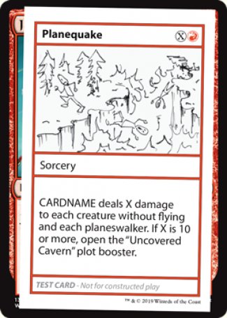 Planequake (2021 Edition) [Mystery Booster Playtest Cards] | Odin's Place