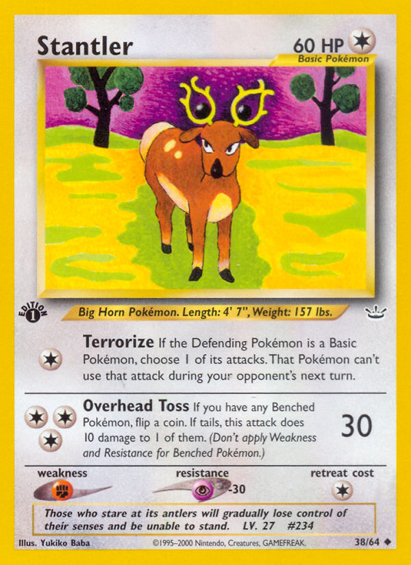 Stantler (38/64) [Neo Revelation 1st Edition] | Odin's Place