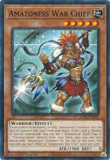 Amazoness War Chief [DABL-EN095] Common | Odin's Place