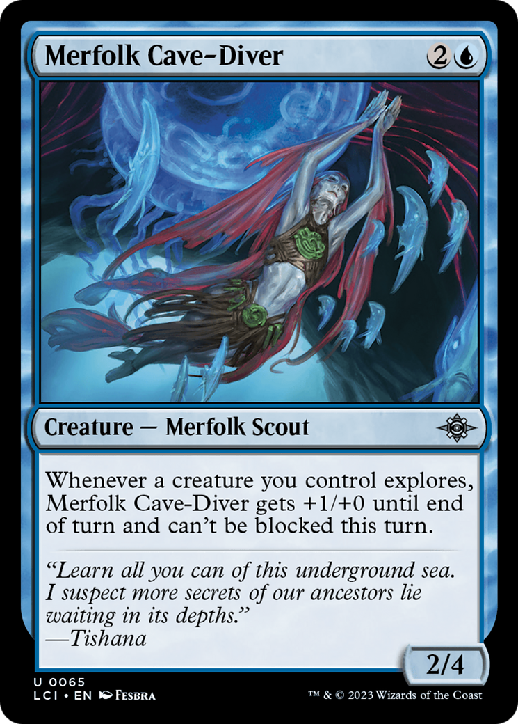 Merfolk Cave-Diver [The Lost Caverns of Ixalan] | Odin's Place