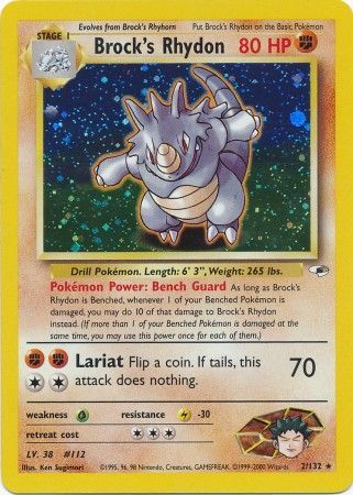 Brock's Rhydon (2/132) [Gym Heroes Unlimited] | Odin's Place