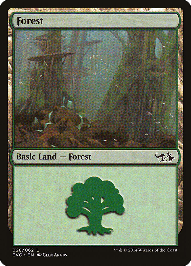 Forest (28) (Elves vs. Goblins) [Duel Decks Anthology] | Odin's Place