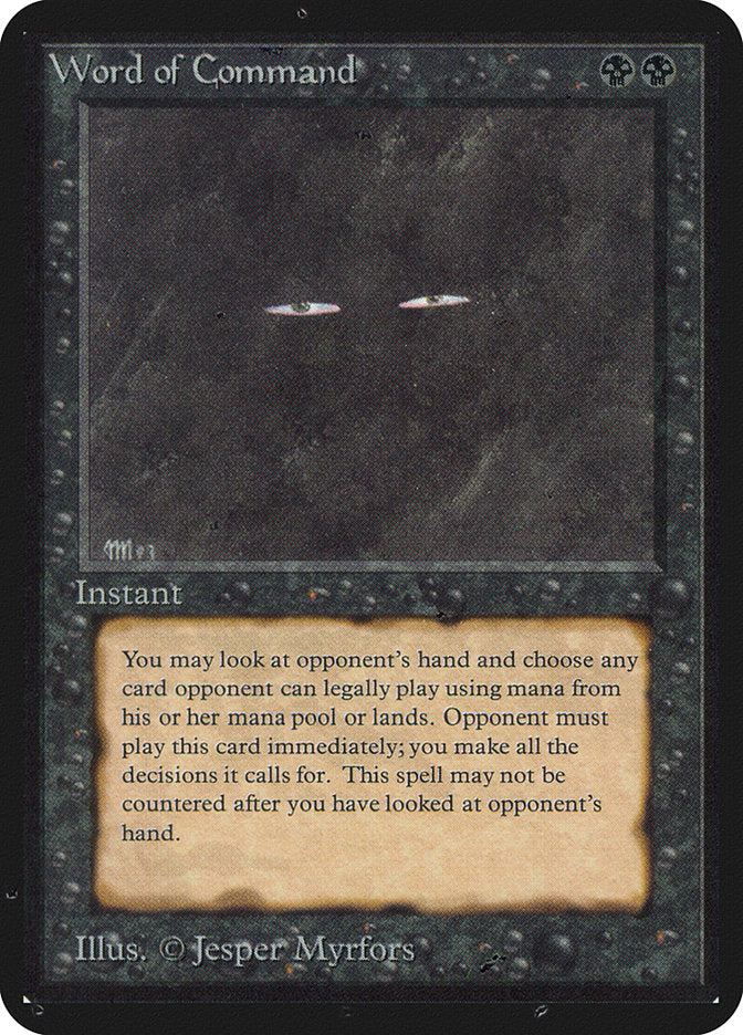 Word of Command [Alpha Edition] | Odin's Place