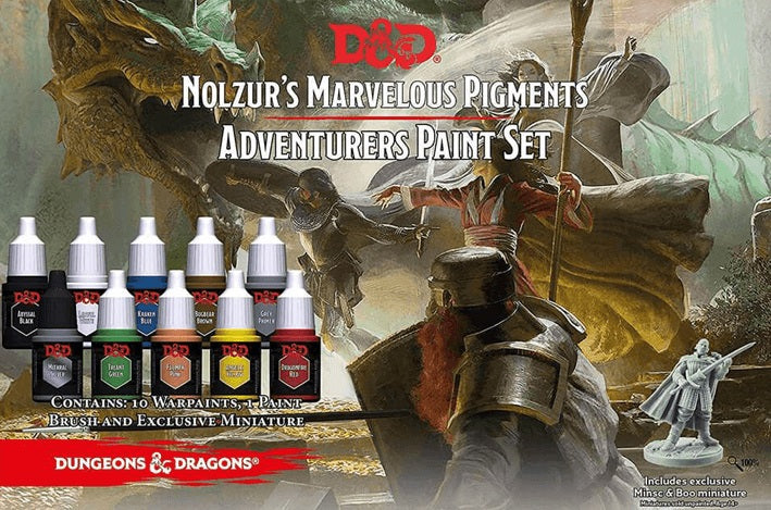 Wizkids Dungeons & Dragons Nolzur`s Marvelous Pigments: Adventurers Paint Set | Odin's Place