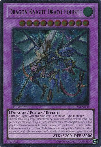 Dragon Knight Draco-Equiste [DREV-EN038] Ultimate Rare | Odin's Place