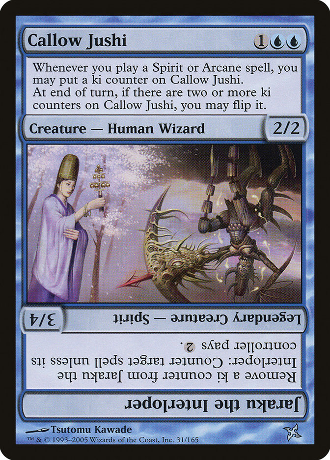 Callow Jushi // Jaraku the Interloper (31) [Betrayers of Kamigawa] | Odin's Place