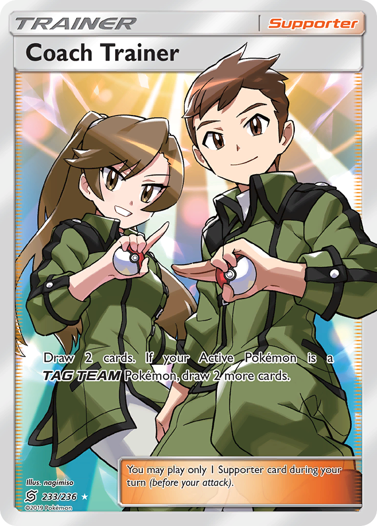 Coach Trainer (233/236) [Sun & Moon: Unified Minds] | Odin's Place