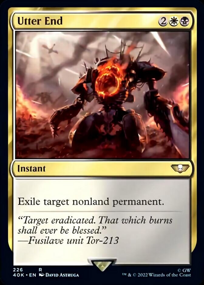 Utter End (Surge Foil) [Warhammer 40,000] | Odin's Place