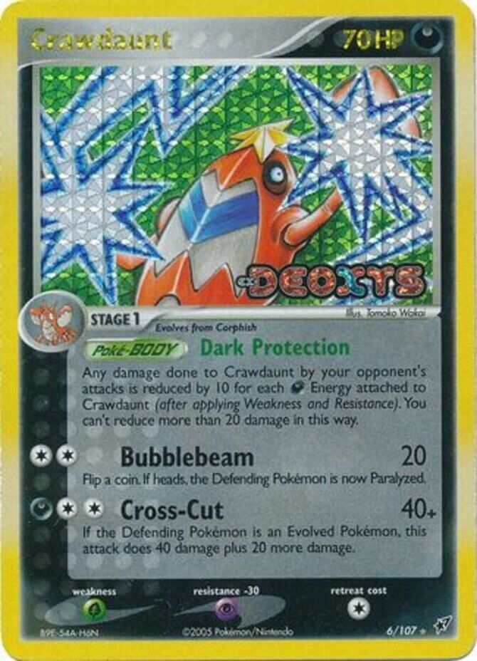 Crawdaunt (6/107) (Stamped) [EX: Deoxys] | Odin's Place