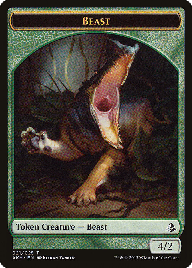 Beast Token (21) [Amonkhet Tokens] | Odin's Place