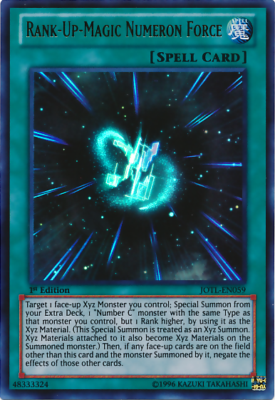 Rank-Up-Magic Numeron Force [JOTL-EN059] Ultra Rare | Odin's Place