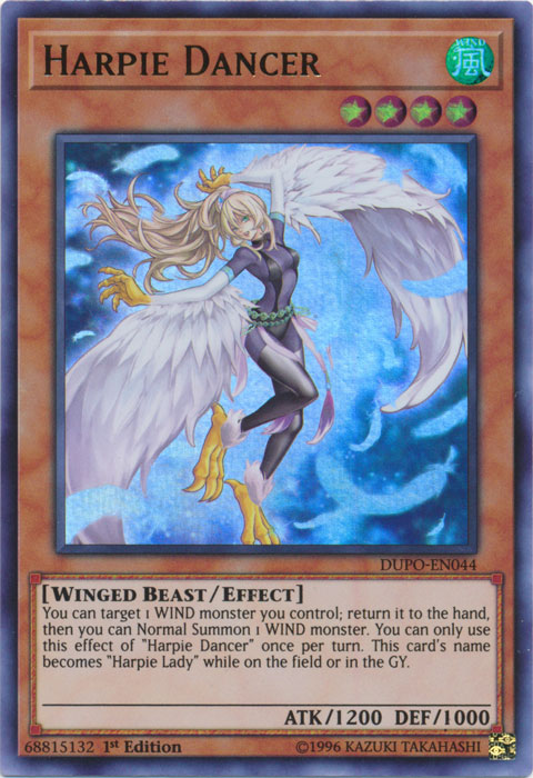 Harpie Dancer [DUPO-EN044] Ultra Rare | Odin's Place