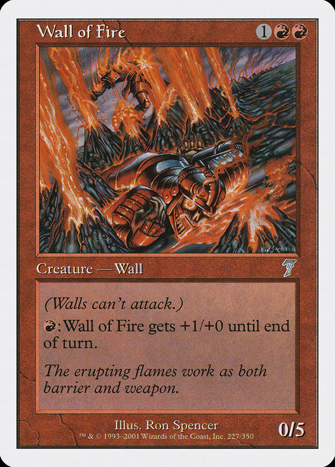 Wall of Fire (227) [Seventh Edition] | Odin's Place