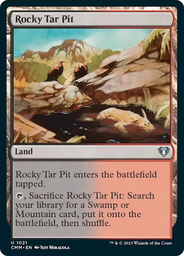 Rocky Tar Pit [Commander Masters] | Odin's Place