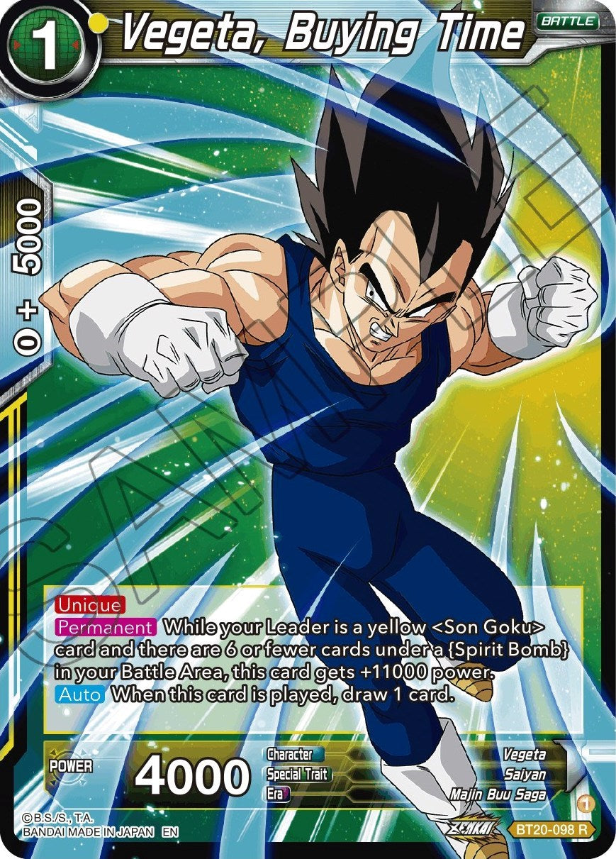 Vegeta, Buying Time (BT20-098) [Power Absorbed] | Odin's Place