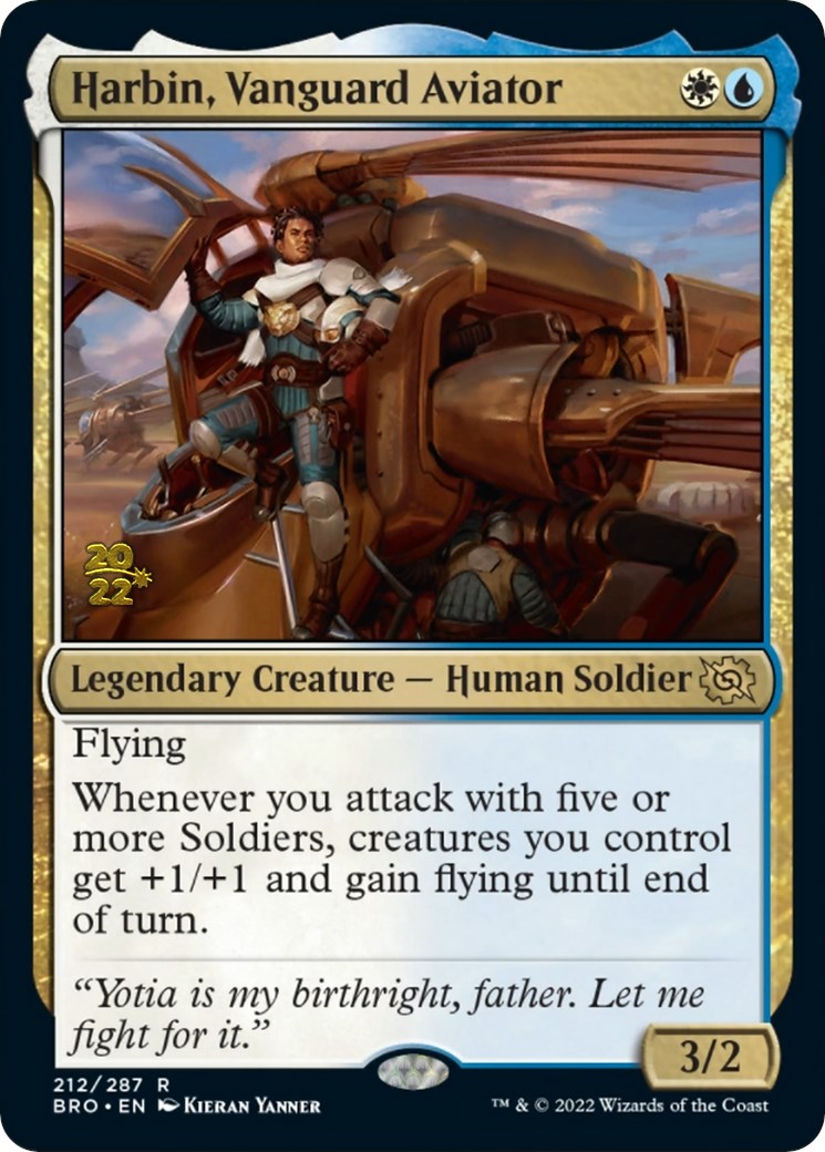 Harbin, Vanguard Aviator [The Brothers' War Prerelease Promos] | Odin's Place