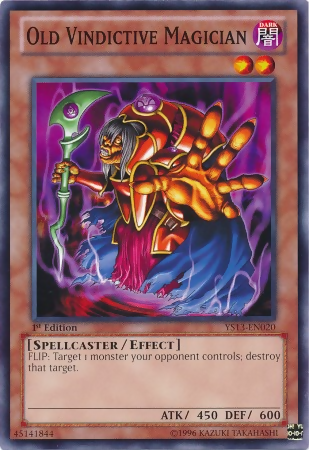 Old Vindictive Magician [YS13-EN020] Common | Odin's Place