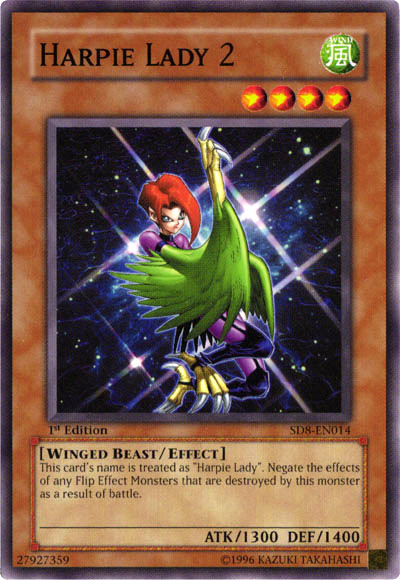 Harpie Lady 2 [SD8-EN014] Common | Odin's Place