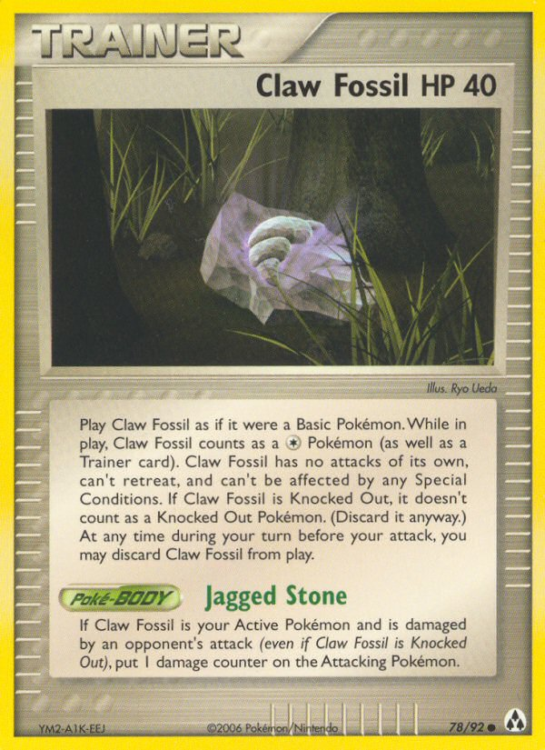 Claw Fossil (78/92) [EX: Legend Maker] | Odin's Place