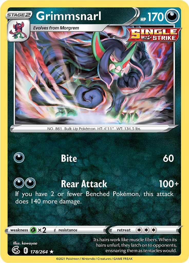 Grimmsnarl (178/264) [Sword & Shield: Fusion Strike] | Odin's Place