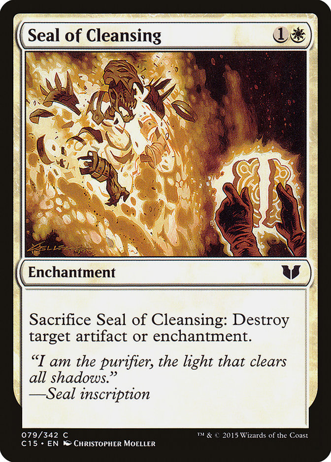 Seal of Cleansing (79) [Commander 2015] | Odin's Place