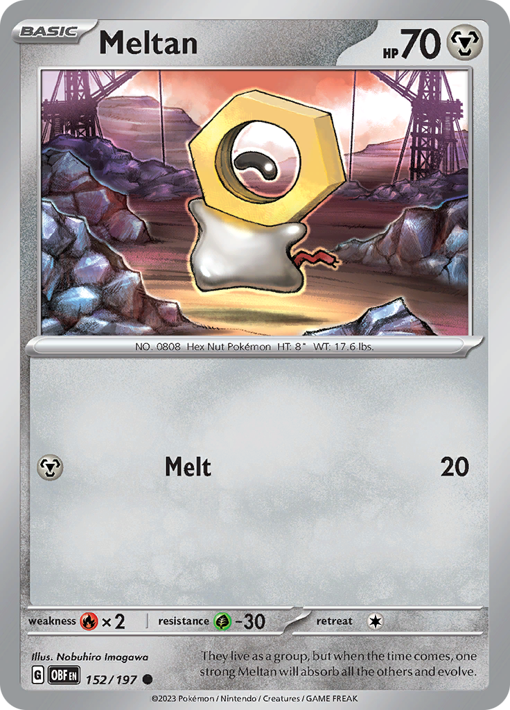 Meltan (152/197) [Scarlet & Violet: Obsidian Flames] | Odin's Place