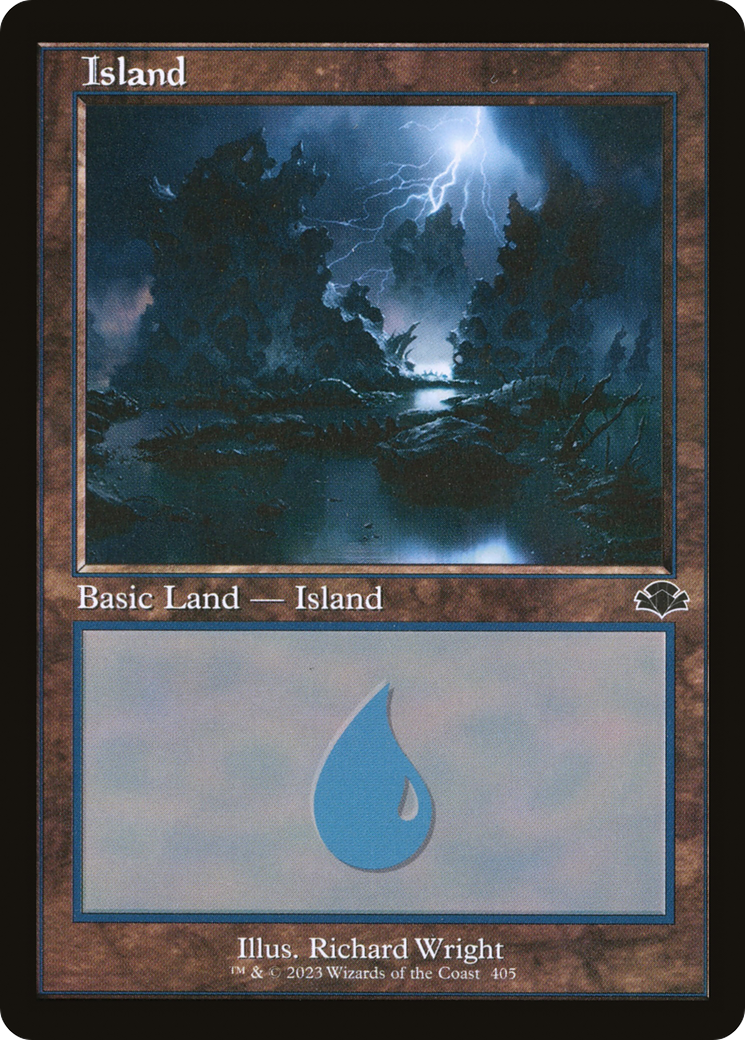 Island (405) (Retro) [Dominaria Remastered] | Odin's Place