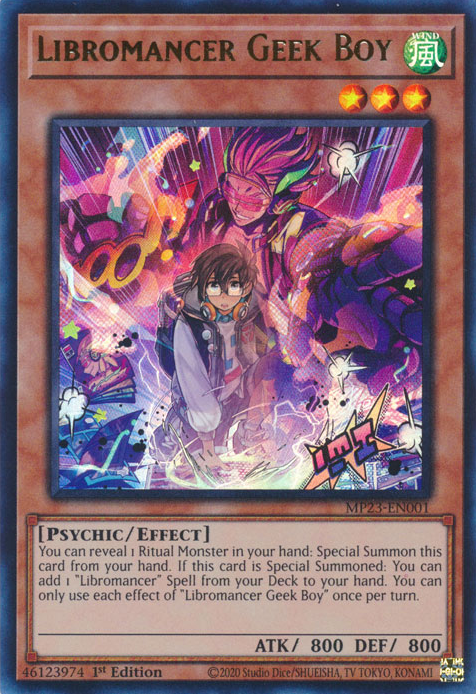 Libromancer Geek Boy [MP23-EN001] Ultra Rare | Odin's Place