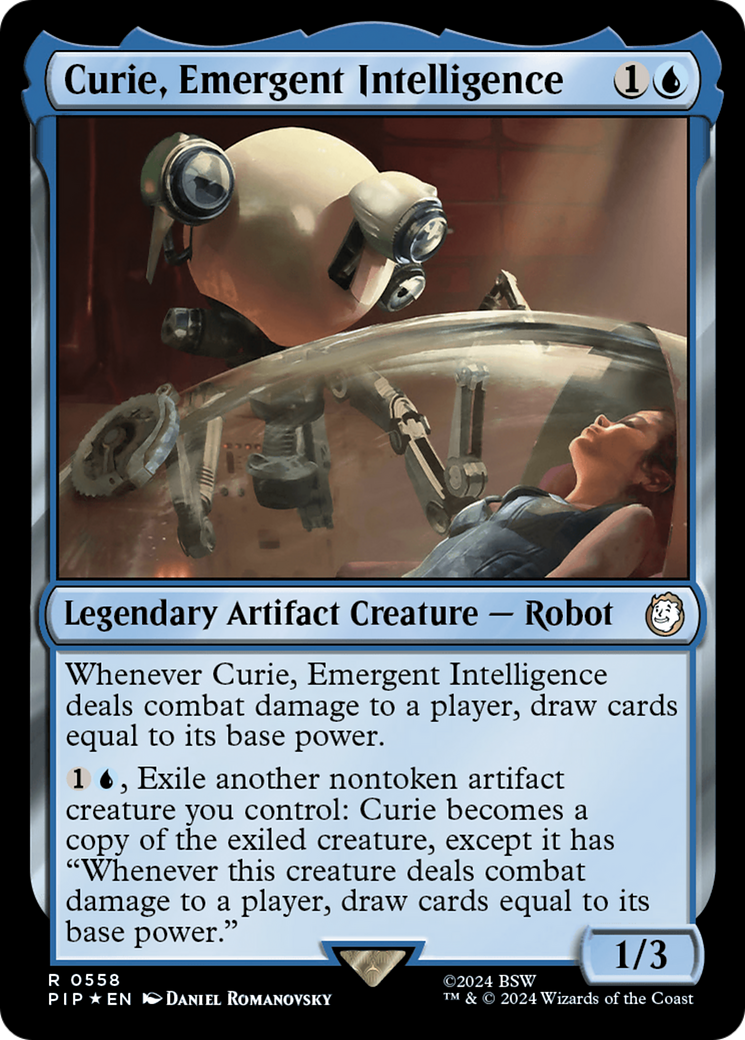 Curie, Emergent Intelligence (Surge Foil) [Fallout] | Odin's Place