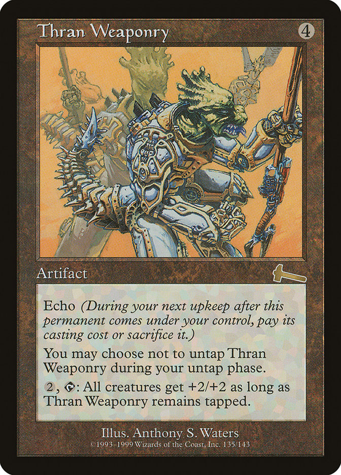 Thran Weaponry (135) [Urza's Legacy] | Odin's Place