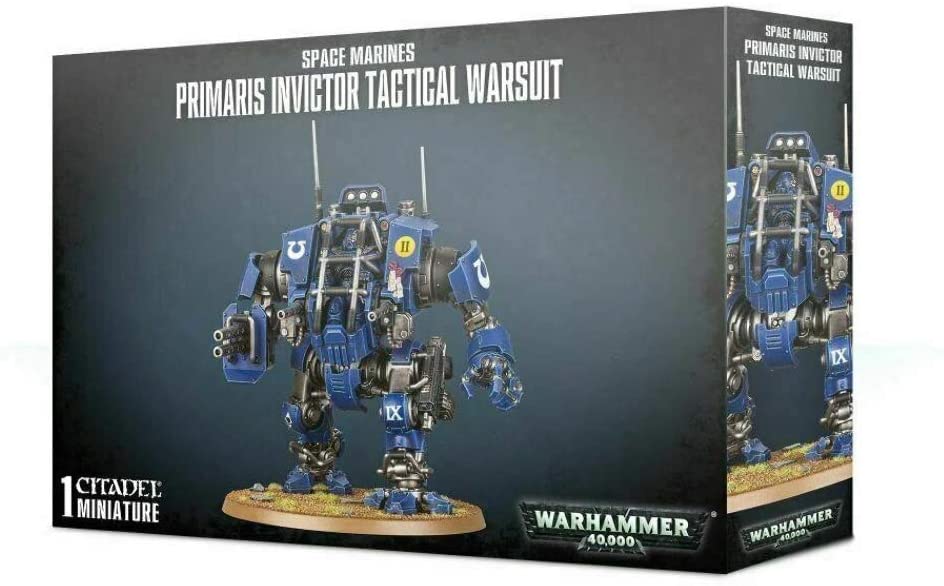 Warhammer 40K: Space Marines Primaris Invictor Tactical Warsuit | Odin's Place