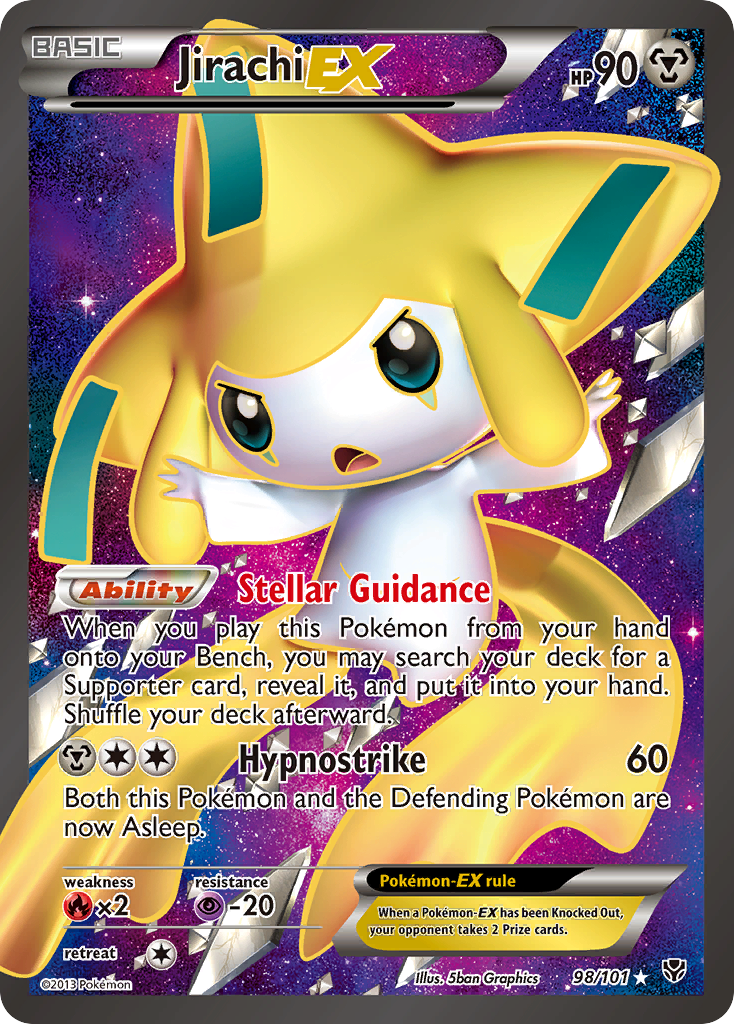 Jirachi EX (98/101) [Black & White: Plasma Blast] | Odin's Place