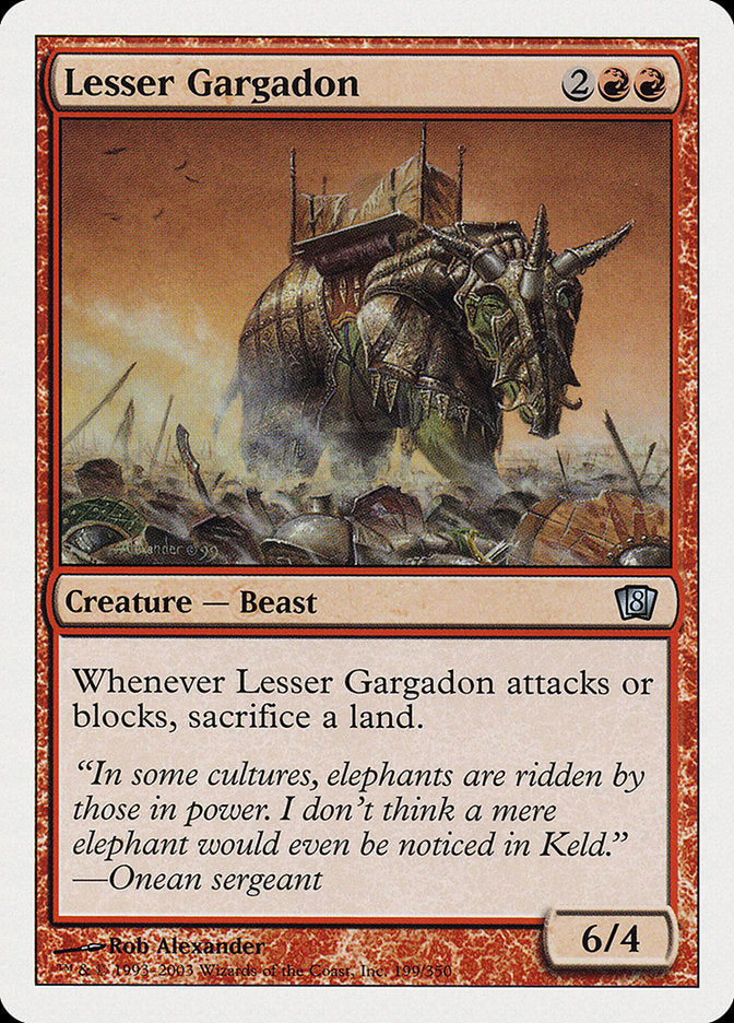 Lesser Gargadon (199) [Eighth Edition] | Odin's Place