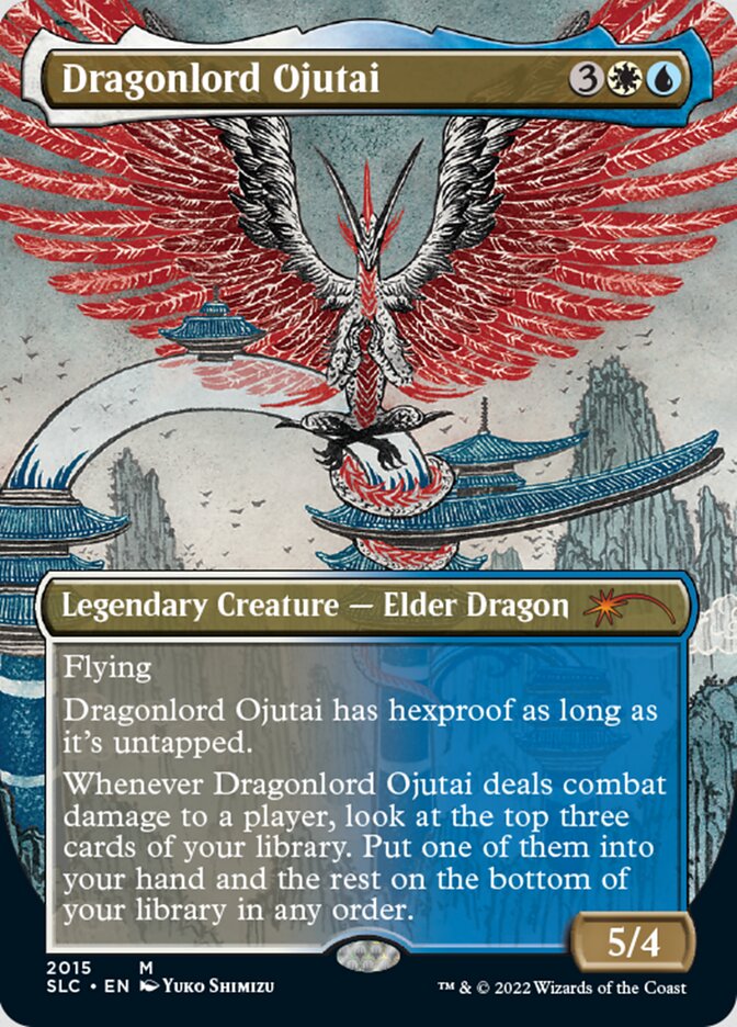 Dragonlord Ojutai (Borderless) [Secret Lair 30th Anniversary Countdown Kit] | Odin's Place