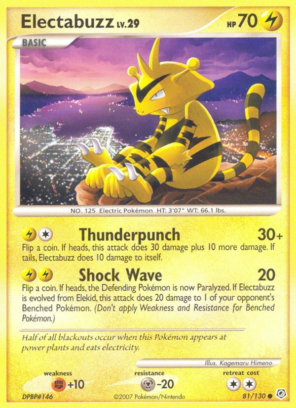 Electabuzz (81/130) [Diamond & Pearl: Base Set] | Odin's Place