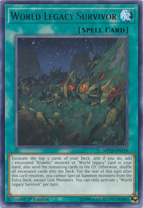 World Legacy Survivor [MP19-EN119] Rare | Odin's Place