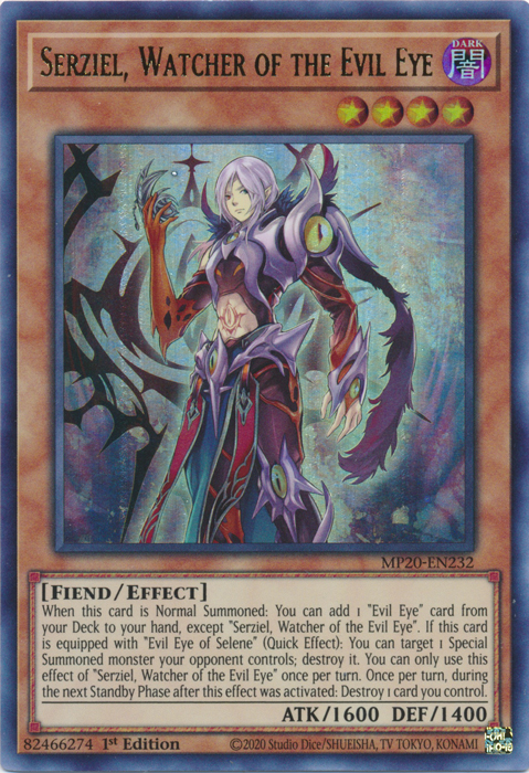 Serziel, Watcher of the Evil Eye [MP20-EN232] Ultra Rare | Odin's Place
