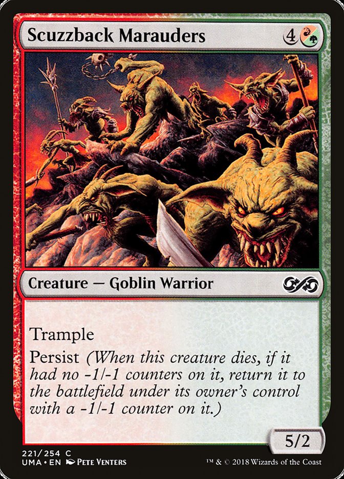 Scuzzback Marauders (221) [Ultimate Masters] | Odin's Place
