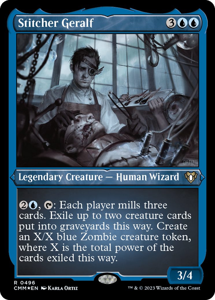 Stitcher Geralf (Foil Etched) [Commander Masters] | Odin's Place
