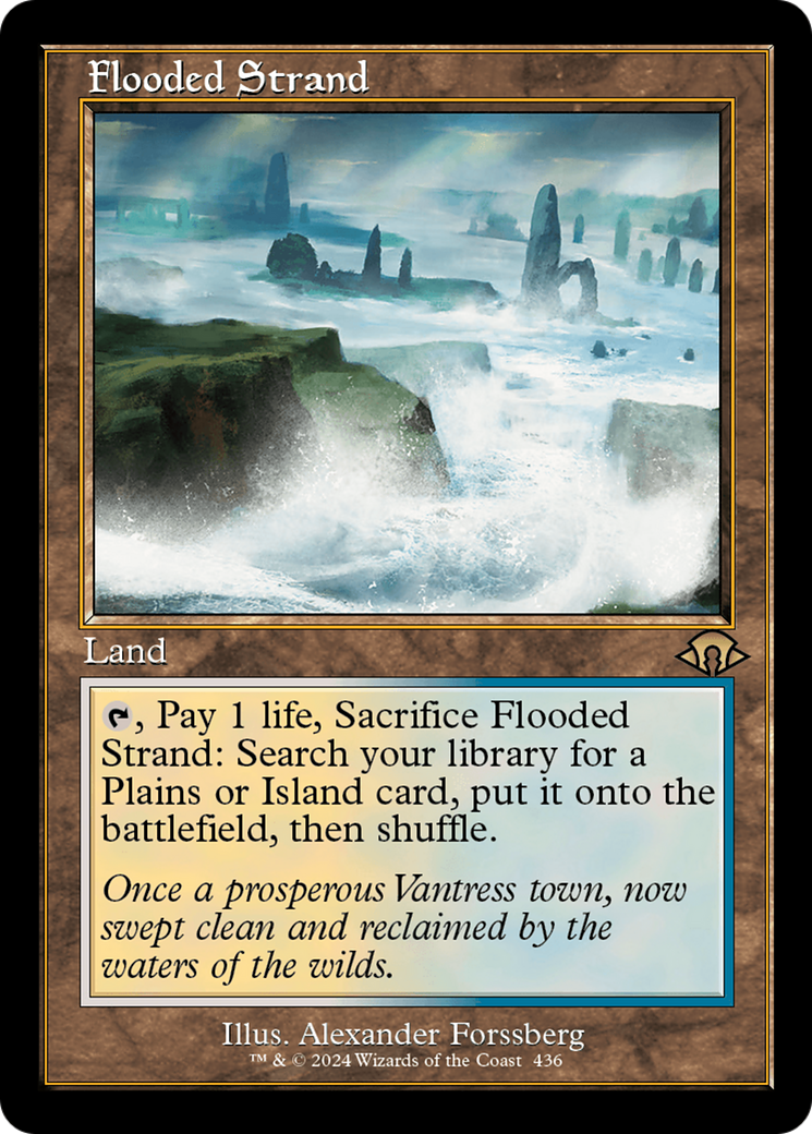 Flooded Strand (Retro) [Modern Horizons 3] | Odin's Place