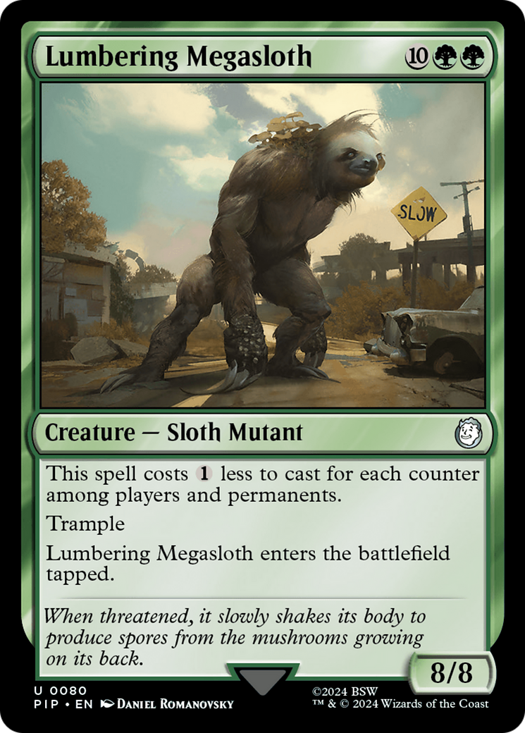 Lumbering Megasloth [Fallout] | Odin's Place