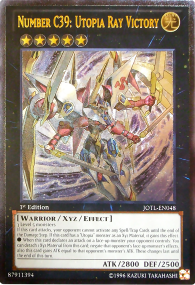 Number C39: Utopia Ray Victory (UTR) [JOTL-EN048] Ultimate Rare | Odin's Place