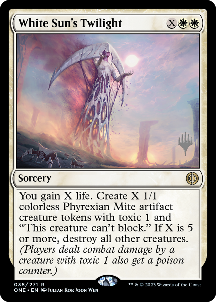 White Sun's Twilight (Promo Pack) [Phyrexia: All Will Be One Promos] | Odin's Place